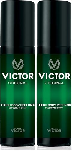 Victor Deo Vapo Original - Fresh Body Parfume - deodorante spray uomo - 125 ml (Confezione da 2)