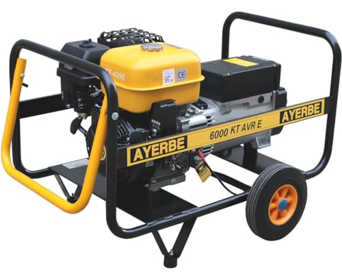 Generador a Gasolina AY-6000 KT AVR Monofásico con Arranque Eléctrico - Maestro Ferretero
