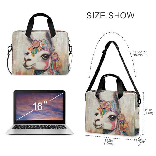 Funda para portátil Boho Llama, 13-15.6 pulgadas miniatura 4