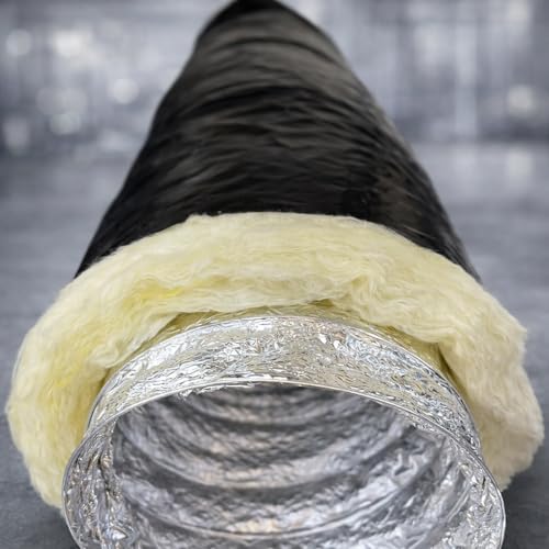 Gaine aluminium isolée 25mm diam 160mm L 10m