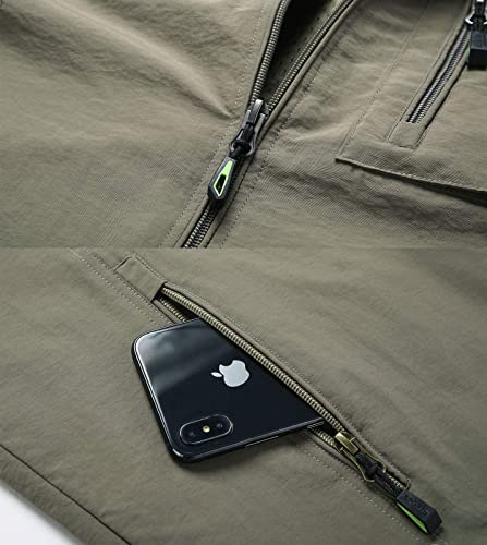 Flygo Mens Summer Casual Lightweight Outdoor Work Fishing Photo Travel Utility Vest with Pockets4