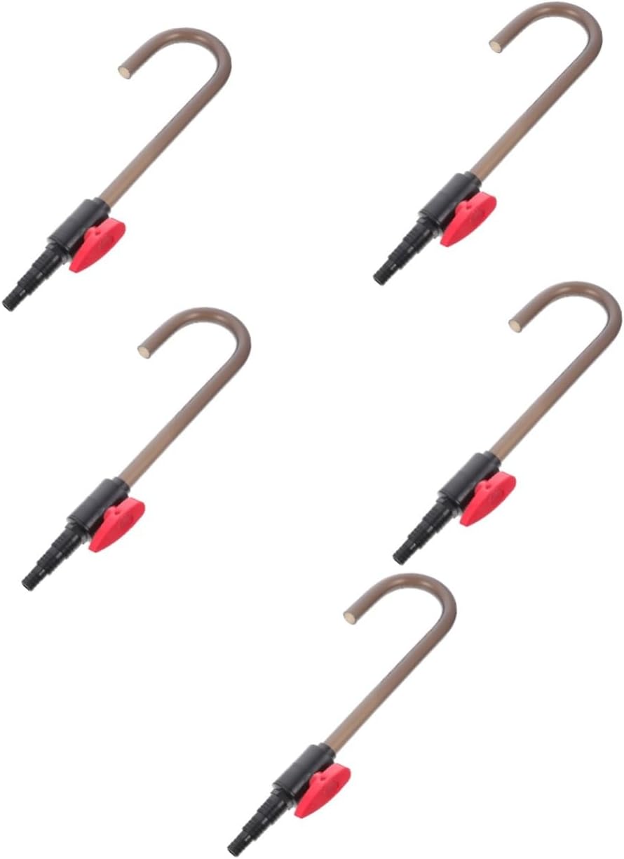 5pcs Fish Tank Water Changer Tool Hook Type Water Adding Device for Easy Aquarium Refilling Lightweight and Compact for Fish