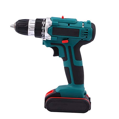 QHYXT Elektrische Bohrmaschine Zwei-Gang-Lithium-Bohrmaschine Elektrischer Schraubendreher für die Reparatur von Garagen… – Bild 3