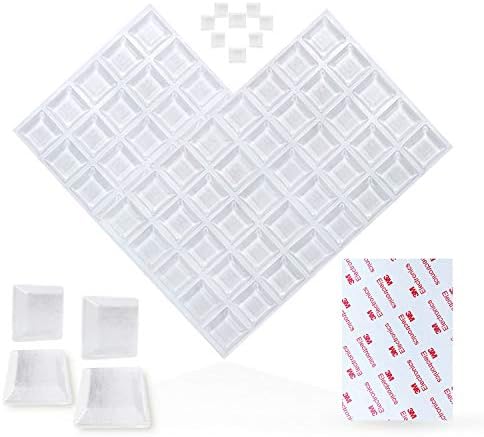Uni-Fine Transparent Silicone Pad, 3 Size Clear Rubber Feet Self-Adhesive Elastic Door Bumper Non-Slip Noise Dampening Pads for Doors/Cabinets/Vases/Electronic Equipment, 150Pcs