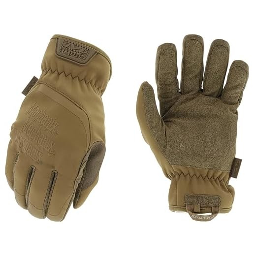 Mechanix Wear Tactical ColdWork FastFit - Insulated Winter Work Gloves for Cold Weather - Water-Resistant - Wind Barrier Material - Secure Fit - Touchscreen-Capable - Large - Coyote