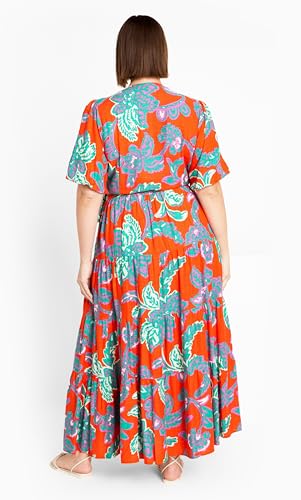 Image of City Chic Plus Size Dress, Jezebel Maxi Dress
