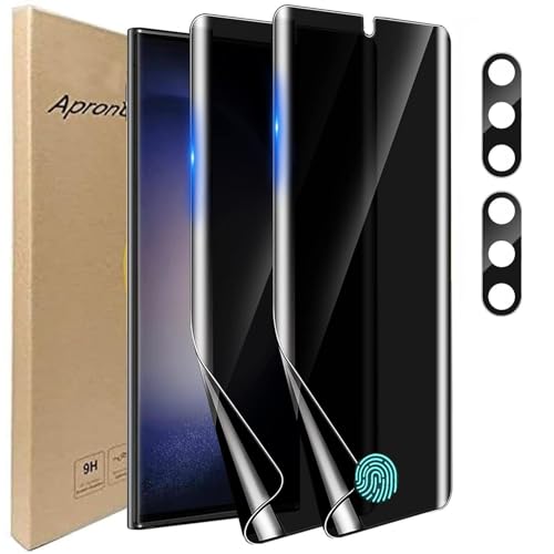 Protection écran Samsung S25 FE déverrouillage empreinte et film anti-espion souple
