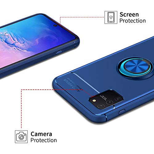 AKABEILA Cover Samsung S10 Lite, Vetro Temperato