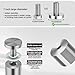 Standoff Screws 1 x 1 Inch Mediee 20 Pack Sign Standoff Stainless Steel Stand Off Wall Mounts Standoffs Mounting Hardware for Acrylic Signs