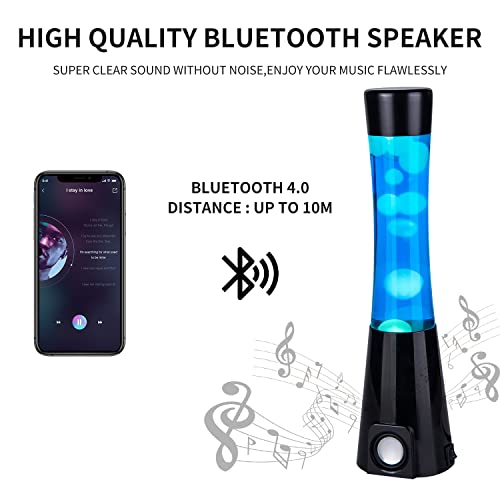Edier Lava Lamp - 16.5 Inch Lava Lamp With Bluetooth Speaker - R39 30W Bulb Lava Lamps For Adults Night Light For Home Office Decor Great Gift For Kids Women Girls Boys Birthday #TOP3