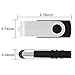 64GB Flash Drive KOOTION 10 Pack USB 2.0 Flash Drive 64GB USB Flash Drives Thumb Drive Jump Drives Keychain Memory Stick Black