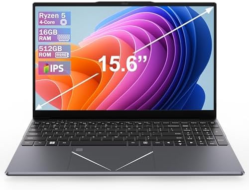 DREAMFYRE Ordinateur Portable 15,6" FHD IPS, AMD Ryzen 5 3500U, 1...
