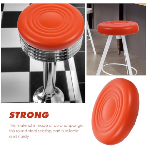 Coussin de tabouret rond imperméable en PU facile à nettoyer Toddmomy - 4