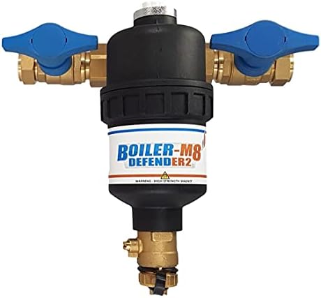 Boiler-m8 Defender-2 Central Heating Magnetic System Boiler Filter + Valves (22mm)