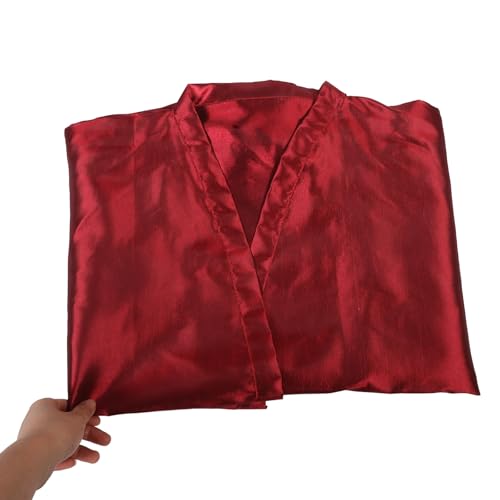 Healifty Hair Salon Capa para Corte de Cabello Burgundy Transpirable Protector para Clientes Salón de Peluquería para Corte y Tinte miniatura 4