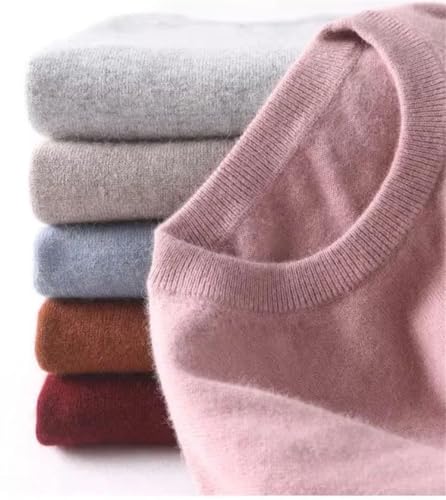 Cashmere Sweater for Men Pullover Warm Classic O-Neck Sweaters Soft Casual Knitted Jumper2