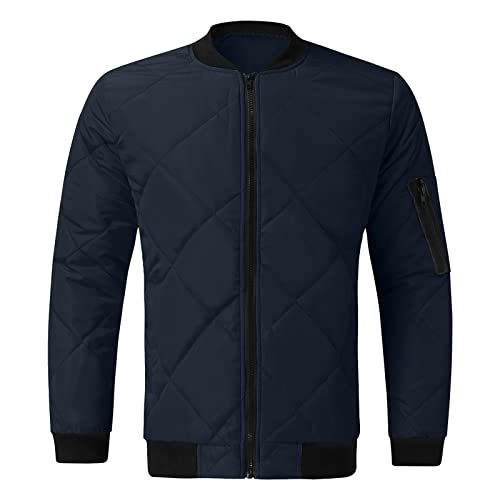 Men Bomber Jacket Lightweight Casual Softshell Flight Windbreaker Coat #TOP2