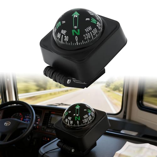 Car Compass, Adjustable Portable Automotive Interior Car