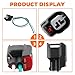 GoaMotors 6pcs Fuel Injector Alternator Connector EV6 Plug Pigtail Wiring Repair Harness for Jeep for Dodge Dakota Challenger for Wrangler JK TJ for Chrysler 300