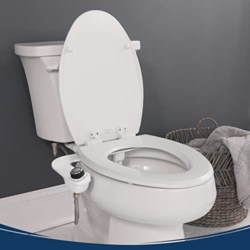 Bio Bidet By Bemis Slimedge Freshwater Bidet Attachment For Toilet, White, Non Electric, Easy Install #TOP5