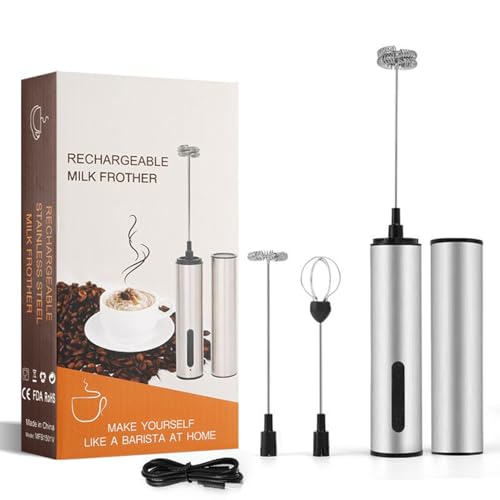 Mousseur à café rechargeable et batteur à mousse portable à 3 vitesses - 8