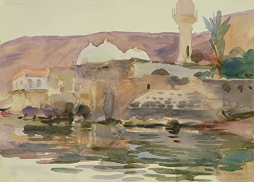 Tableau Toile de Maître Lac de Tibériade Impression Sargent Premium