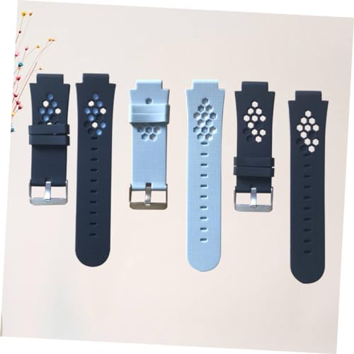 Angoily 2sets Strong Durability Kids Watch Digital Watch for Kids Silicone Watchband Comfortable Fit 3pcs*24