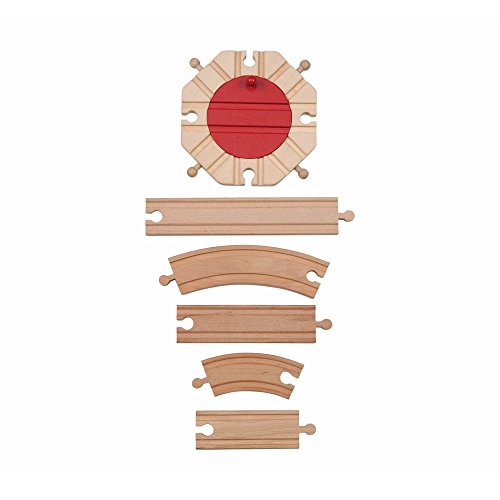 Maison Joseph Battat - All Aboard Train Track Pack - 11 Pieces