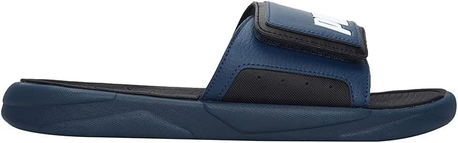 PUMA Men's Rebound Layup Sneaker Slide Sandal 9.5 Intense Blue-puma White-puma Black
