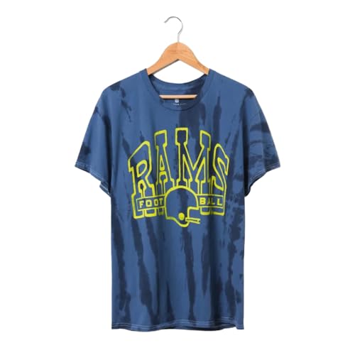 Junk Food Clothing Los Angeles Rams Tie Dye Short Sleeve Tee - Large by Junk Food - Image 2