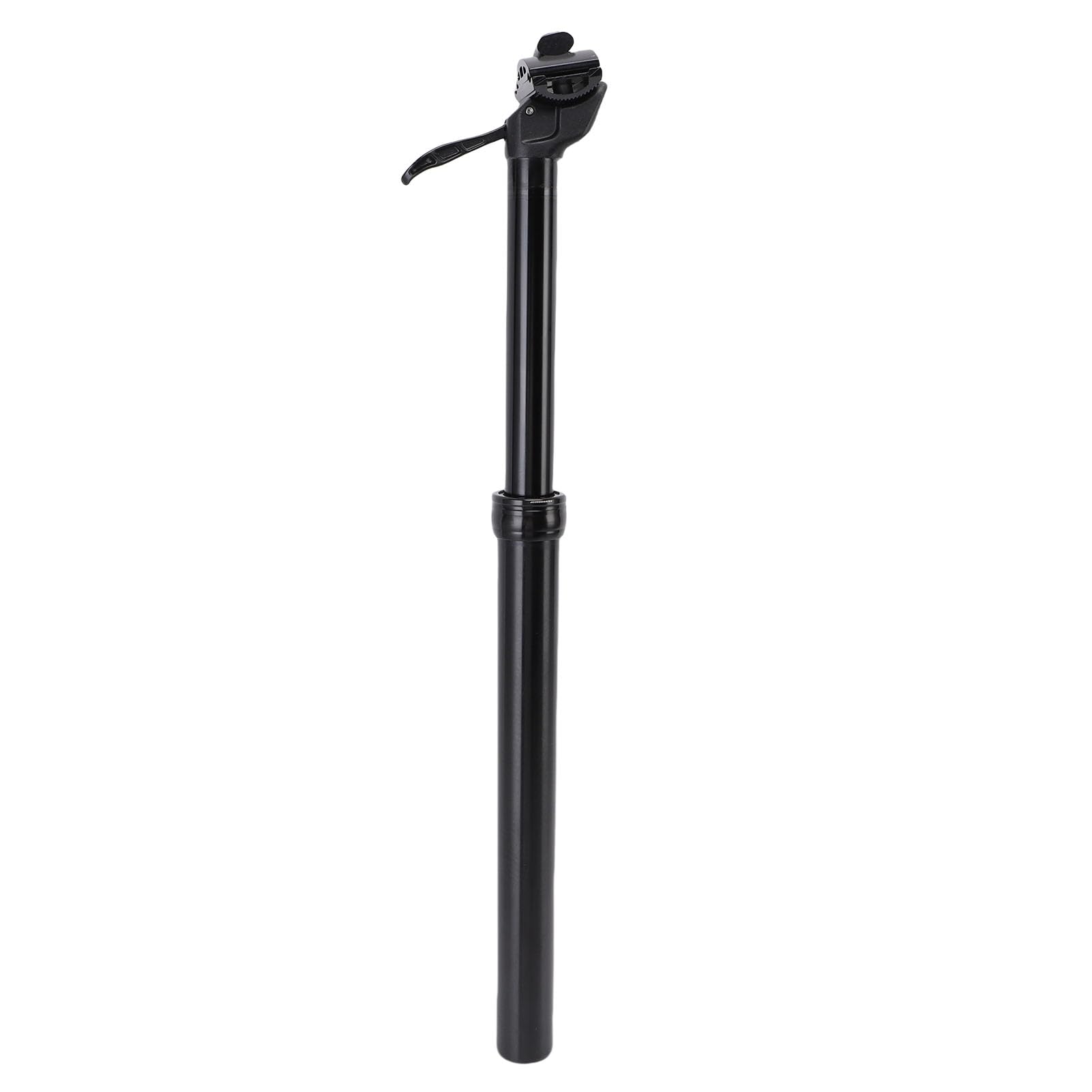 Emoshayoga Sztyca Amortyzowana Rowerowa 30,9 Mm z regulowaną wysokością Skoku 150 Mm zapewniającą wygodną jazdę, Amortyzator ze Stopu Aluminium