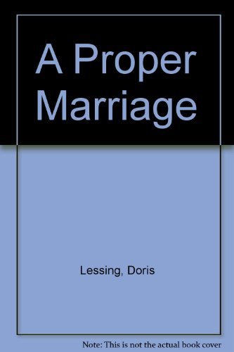 A Proper Marriage: a Complete Novel From Doris ... B000JUT9NU Book Cover