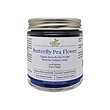 Butterfly Pea Flower Powder | 100% Organic, Authentic Thai Origin, Premium Culinary Grade | Caffeine-free Natural Energy & Focus Booster Anti-oxidant for Beverages, Smoothies, Baked Goods
