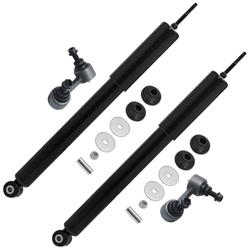 Image of Detroit Axle - Rear 4pc Shock Absorbers Kit for 12-15 Honda Civic, 2 Shock Absorbers 2 Sway Bar Links 2012 2013 2014 2015 Replacement