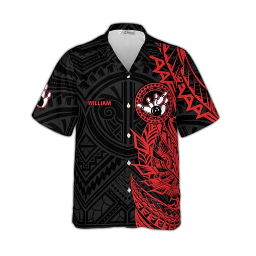 Custom Bowling Shirts for Men, Bowling Jerseys Unisex Polo Hawaiian Button Down4