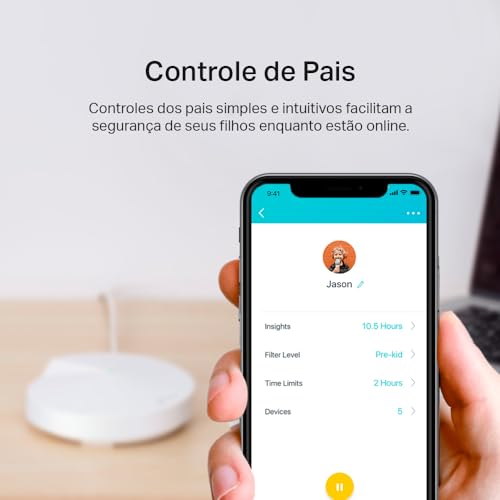 Kit Roteador TP-Link Wi-Fi Mesh AC1300 Gigabit 5GHz Deco M5, 3-pack glide