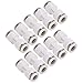 Adfaga 10Pcs Straight Push Connectors White Stainless Steel Pneumatic Air Hose Quick Release Fittings for Industrial Equipment and Machinery (PU-16)
