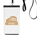 Athens Greece Yellow Landmark Pattern Phone Wallet Purse Hanging Mobile Pouch Black Pocket