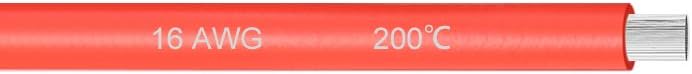 uxcell Silicone Wire 6 AWG Ultra Flexible 600V Electric Wire Strands of Tinned Copper Wire 3 ft Red