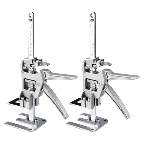 Gedlex Leve Meuble 2 Pièces, Bras de Levage économisant le Travail avec échelle de Précision, Leve Plaque en Acier au Carbone pour Meubles Lourds, Leve...