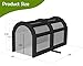 Inflatable Tennis Tent Baseball Cage Football Court Cage Inflatable Baseball Field Softball Batting & Pitching Cage with Blower (Black, 20ft L×10ft W ×10.5ft H)