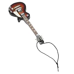 Décoration de Guitare électrique Miniature, Modèle de Guitare électrique Miniature en Bois Massif à Haut Réalisme Tout Assorti pour le Festival de Musique pour les Mélomanes pour - Les Beatles, Paul McCartney, John Lennon, RIngo Starr, George Harrison Décoration de Guitare électrique Miniature, Modèle de Guitare électrique Miniature en Bois Massif à Haut Réalisme Tout Assorti pour le Festival de Musique pour les Mélomanes pour – Image 2
