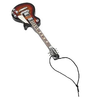 Décoration de Guitare électrique Miniature, Modèle de Guitare électrique Miniature en Bois Massif à Haut Réalisme Tout Assorti pour le Festival de Musique pour les Mélomanes pour - Les Beatles, Paul McCartney, John Lennon, RIngo Starr, George Harrison Décoration de Guitare électrique Miniature, Modèle de Guitare électrique Miniature en Bois Massif à Haut Réalisme Tout Assorti pour le Festival de Musique pour les Mélomanes pour – Image 2