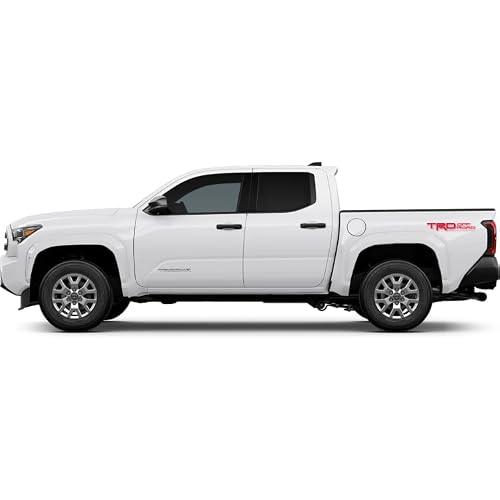 TRD Off Road Racing Development Truck Vinyl Decal Single Color (Cherry Red, 3" x 19")