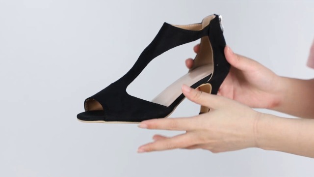 Sandales Femme Élégantes Été Talon Haut - Escarpins Ouverts Bouche Poisson Fermeture Éclair Confortables