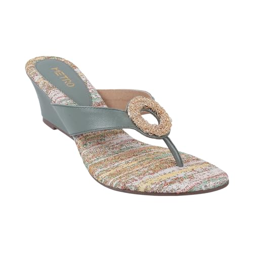 Image of Metro Women Wedge Heel Fashion Sandal
