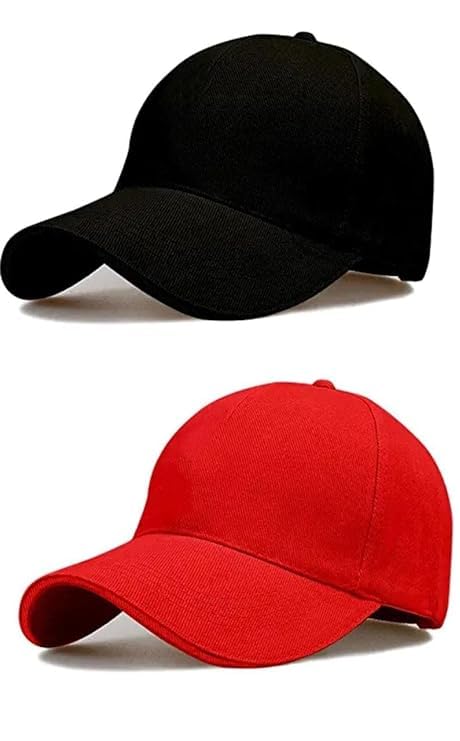 Image of SELLORIA Acrylic Brand A Combo Pack Of 2 Stylish Sport Inspire + Baseball.Cap For Men Baseball Caps Plain Adjustable Mens And Womens Casual Formal Cap (Pack Of 2)