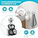 Fliverly 2pcs Suction Cup Hooks for Shower,Inside Shower,Wall,Bathroom,Bedroom,Kitchen,Door,Glass Window, Mirror, Tile, No Drilling Hanging for Towels,Robes,Loofah,hat,Clothing,Wreath (Pro-Sliver)