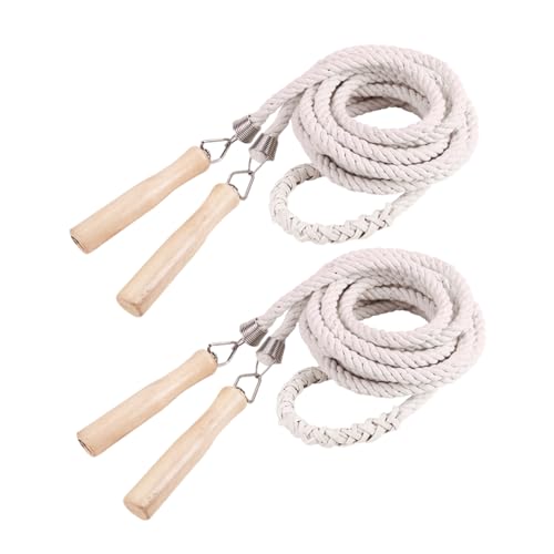 Corde à sauter longue en coton pour fille garçon adulte et sport collectif scolaire