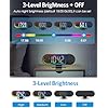 AMIR Projection Alarm Clock for Bedroom Ceiling 8.5 Large Display, 4-Level Brightness, USB Powered, Snooze & Night Mode, Alarm Clock with Projector for Wall or Ceiling Use